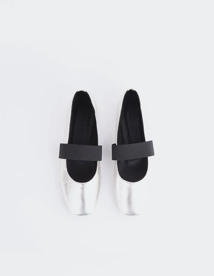 Seraphina Silver Leather