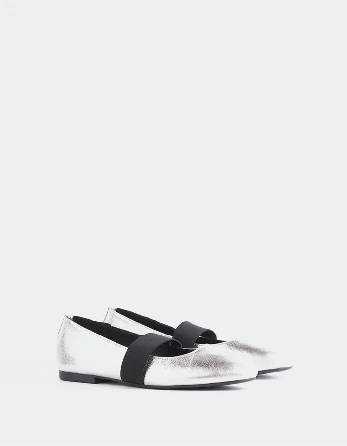 Seraphina Silver Leather