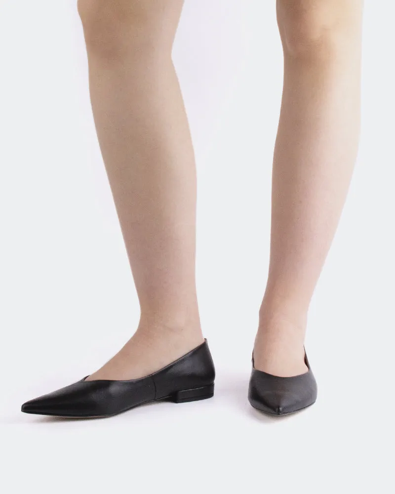 Shynnis Black Leather