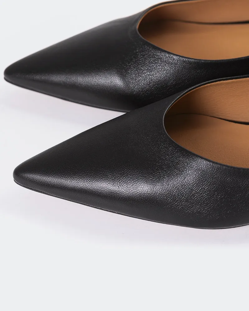 Shynnis Black Leather