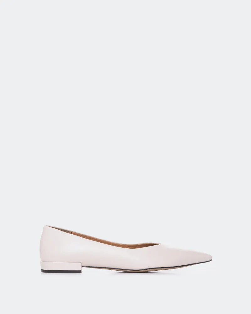 Shynnis Off White Leather