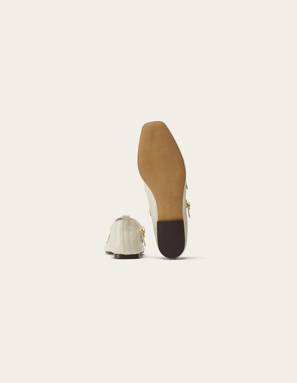 Sira Ballerinas - Off-white Leather