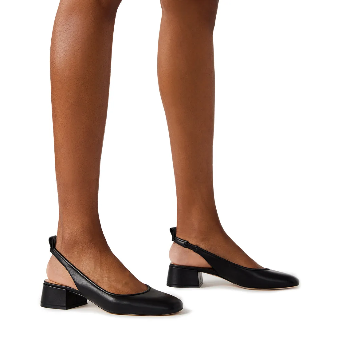 Smitten Flat Shoe BLACK LEATHER