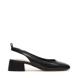 Smitten Flat Shoe BLACK LEATHER