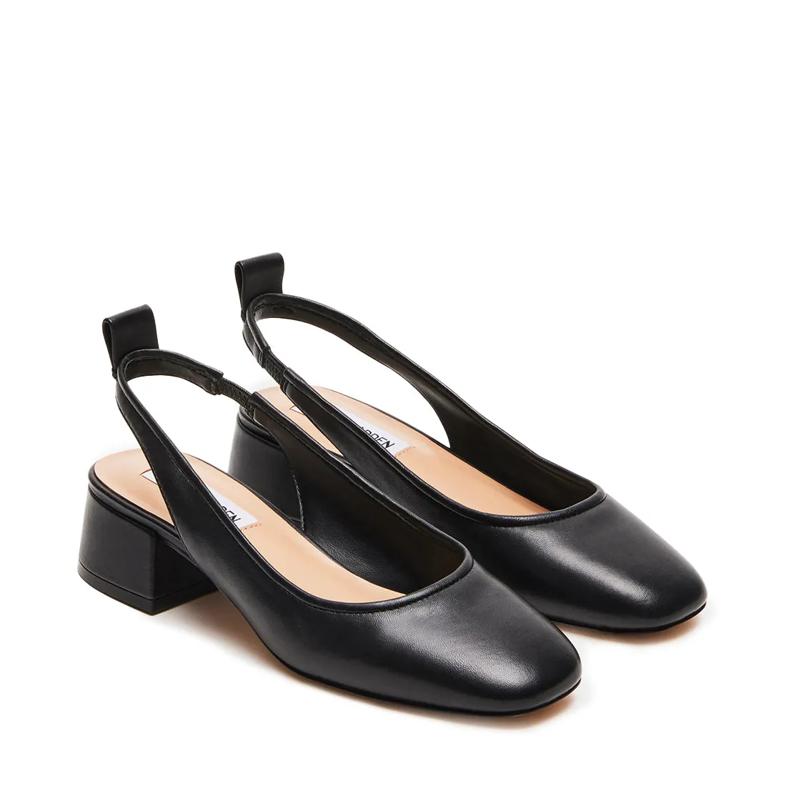 Smitten Flat Shoe BLACK LEATHER