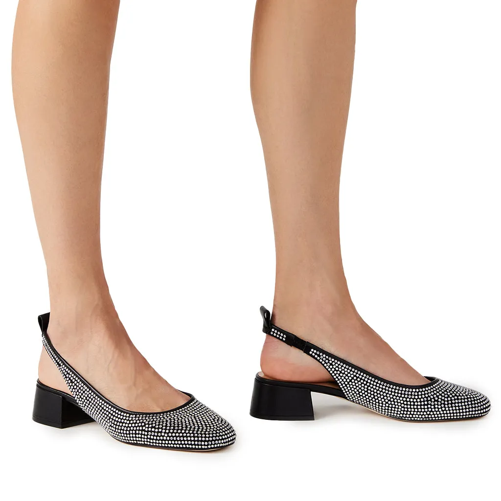 Smitten Flat Shoe RHINESTONE