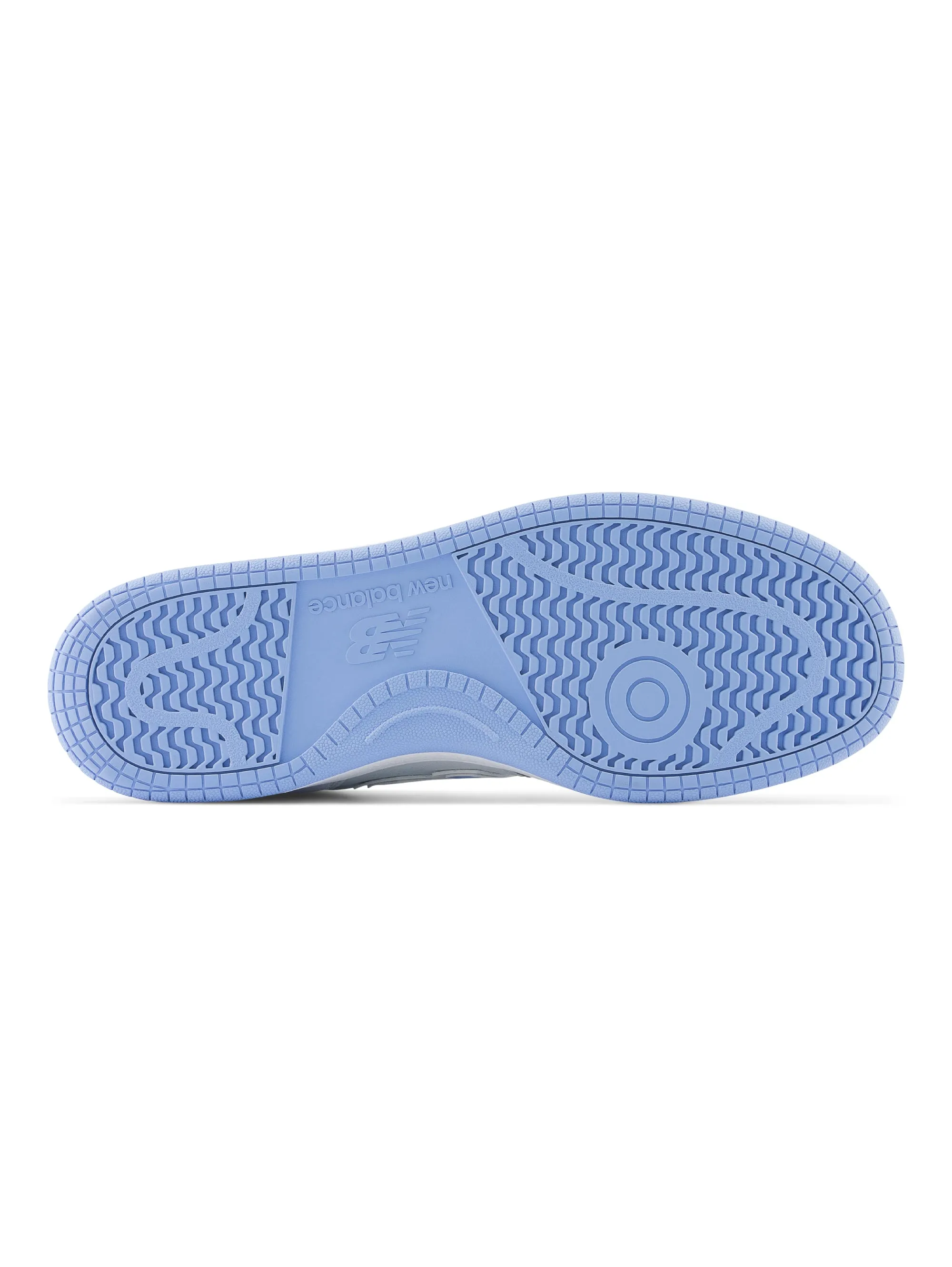 Sneakers Alte Stile Basket Retrò Celeste/Bianco