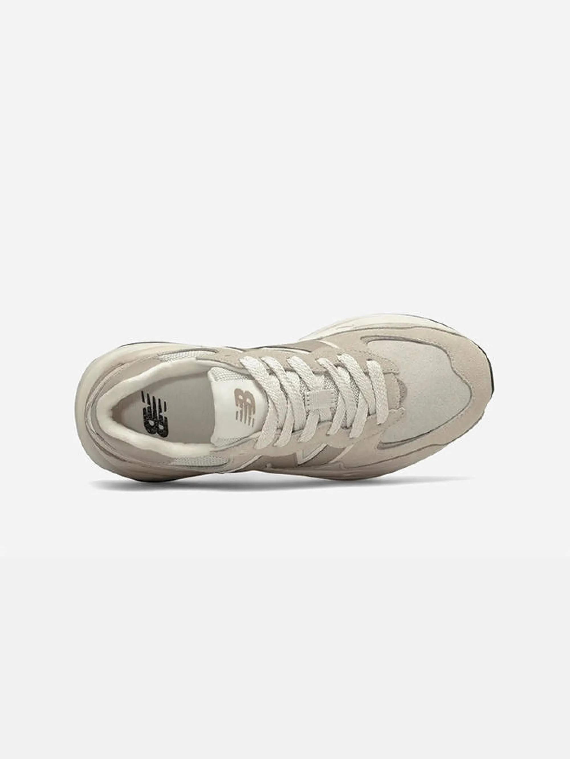 Sneakers In Suede Beige