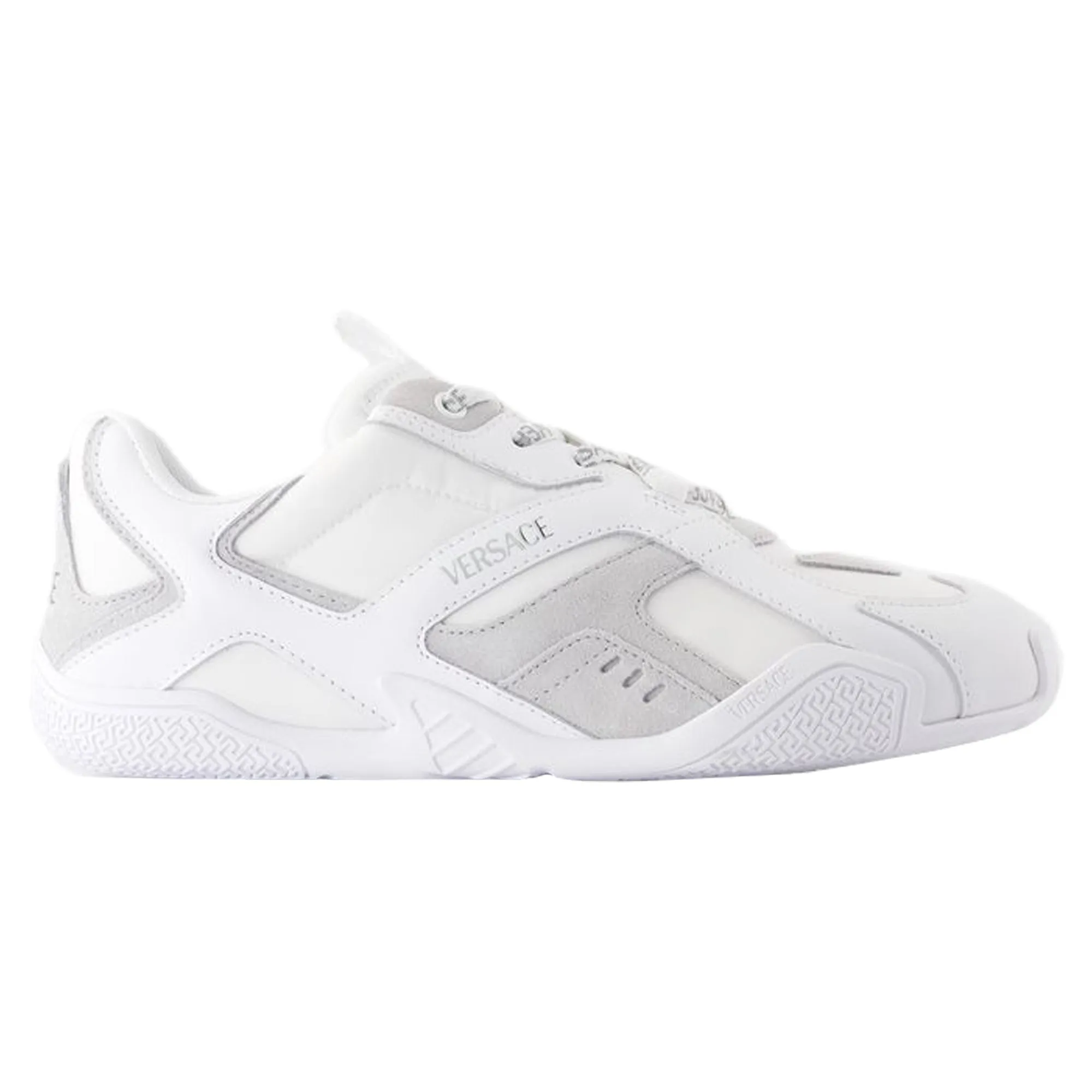 Sneakers - Versace - Leather - White