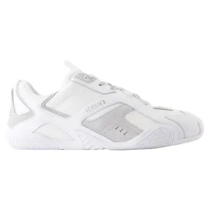 Sneakers - Versace - Leather - White