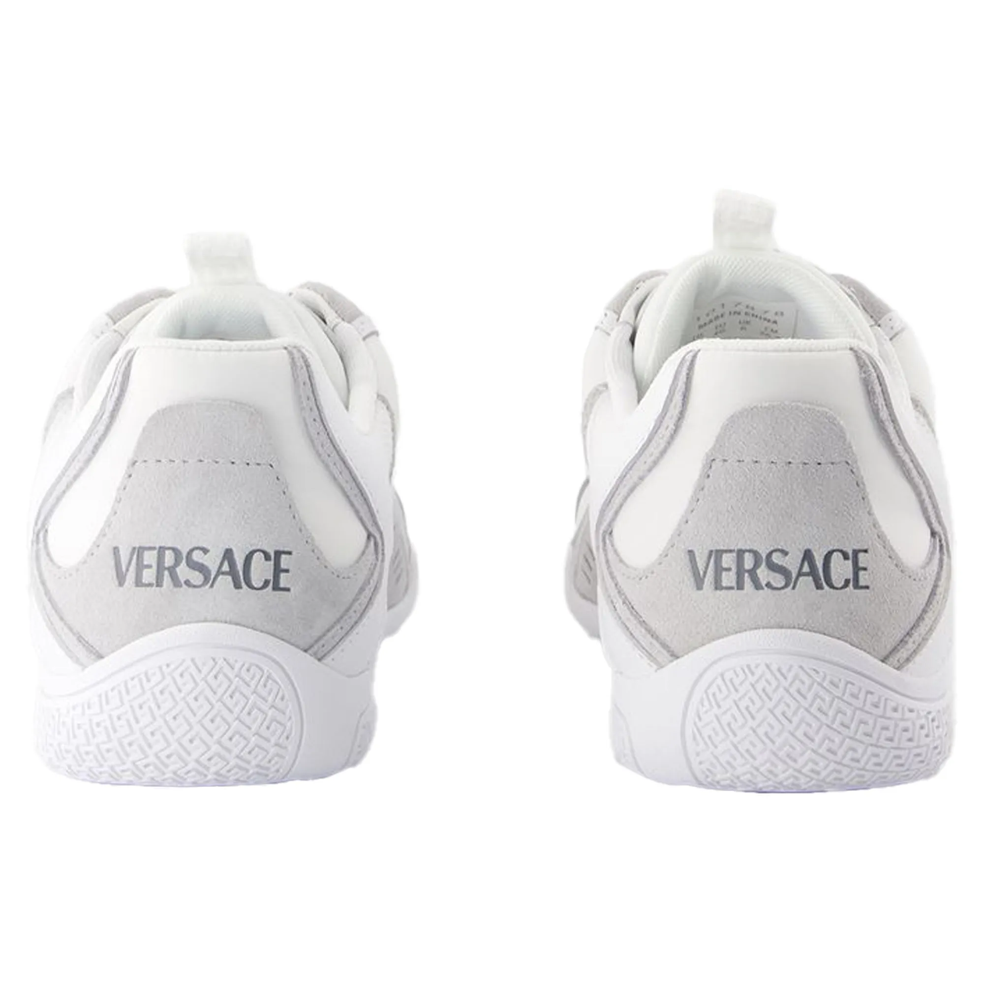 Sneakers - Versace - Leather - White
