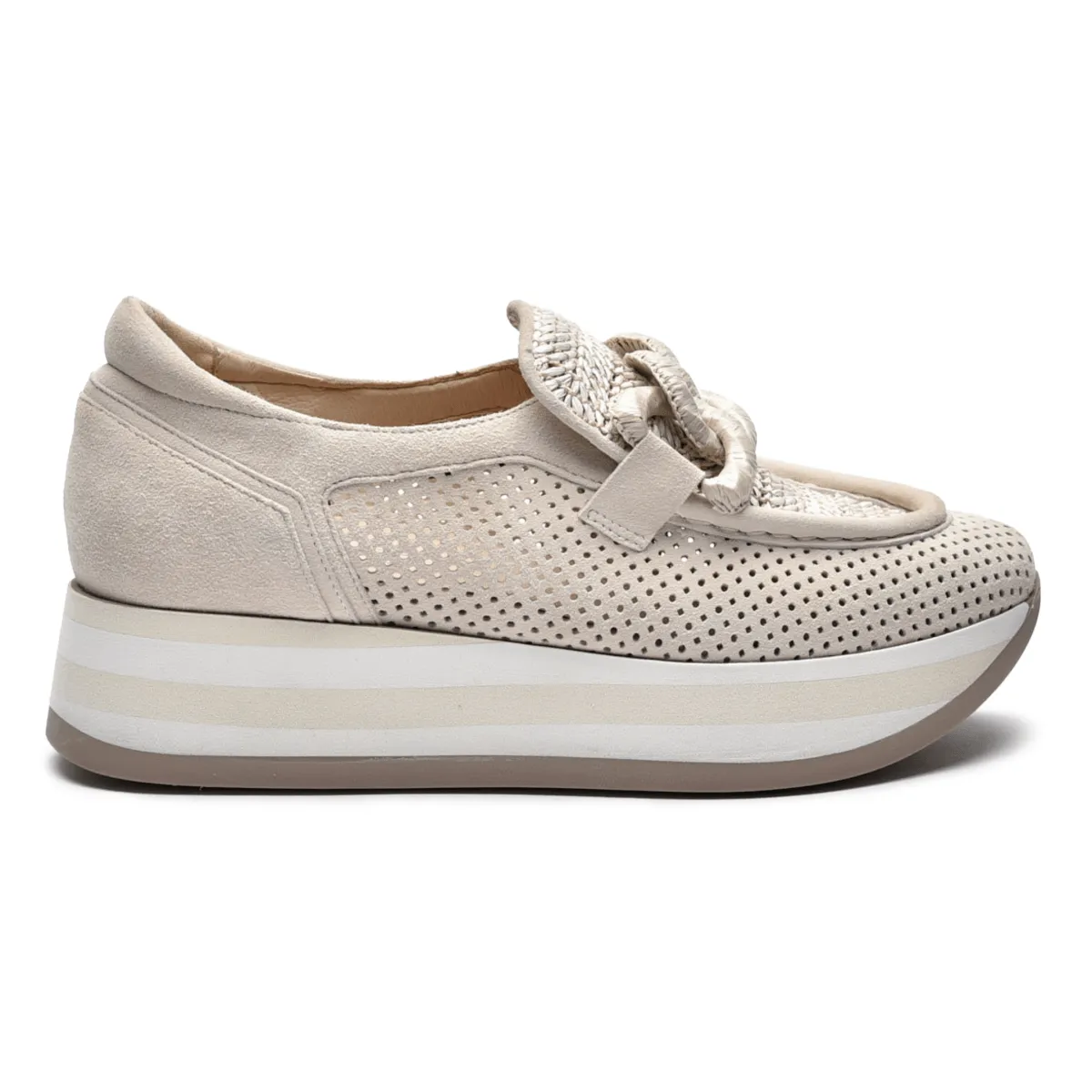 Softwaves Women's Cintia Coco Velour/Raffia