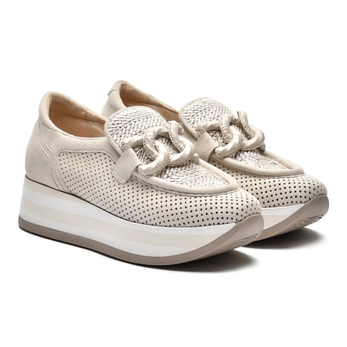 Softwaves Women's Cintia Coco Velour/Raffia