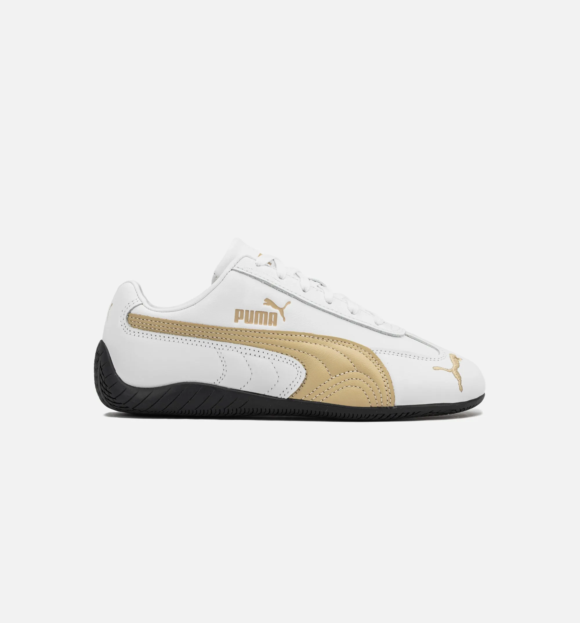 Speedcat Leather Womens Lifestyle Shoe - White/Almond