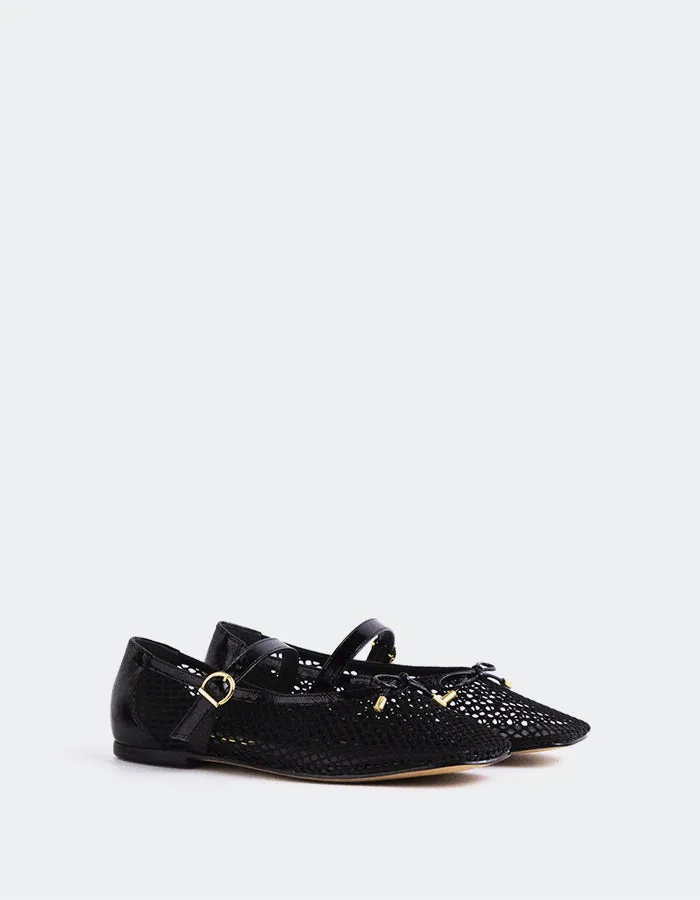 Starflower Black Leather