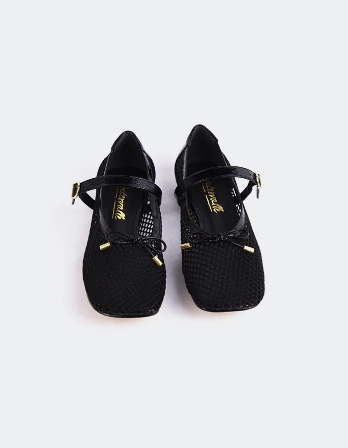 Starflower Black Leather