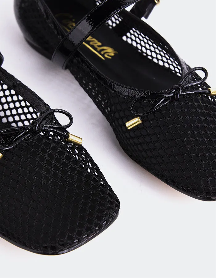 Starflower Black Leather
