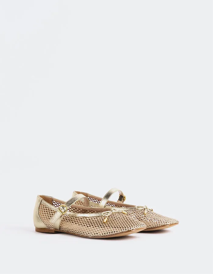 Starflower Gold Leather