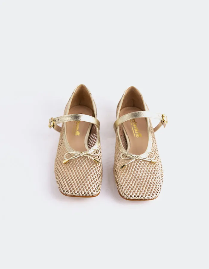 Starflower Gold Leather