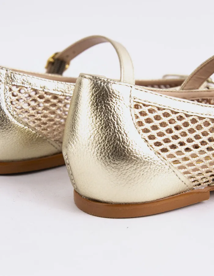 Starflower Gold Leather