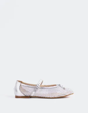 Starflower Silver Leather