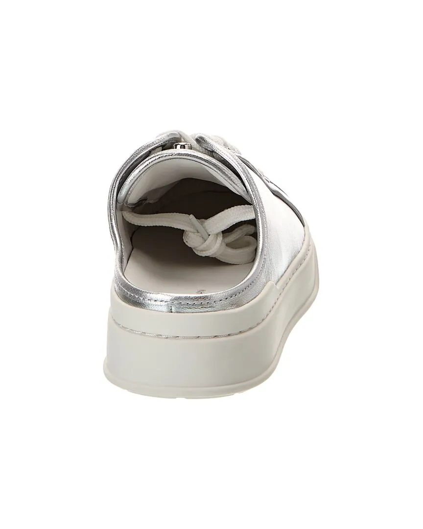 Stuart Weitzman Skater Leather Mule Sneaker