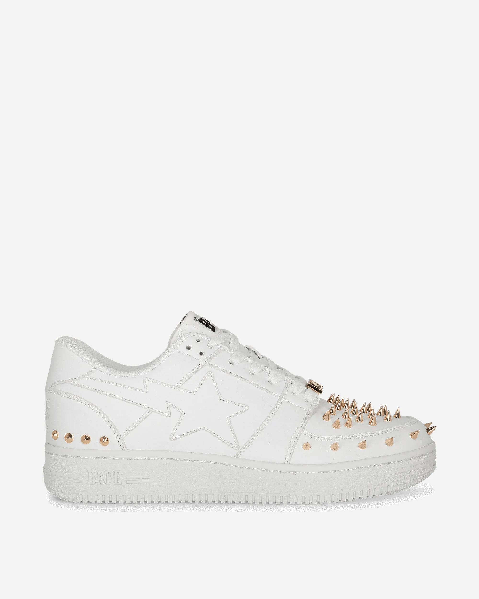 Studded BAPE STA Low M1 Sneakers White
