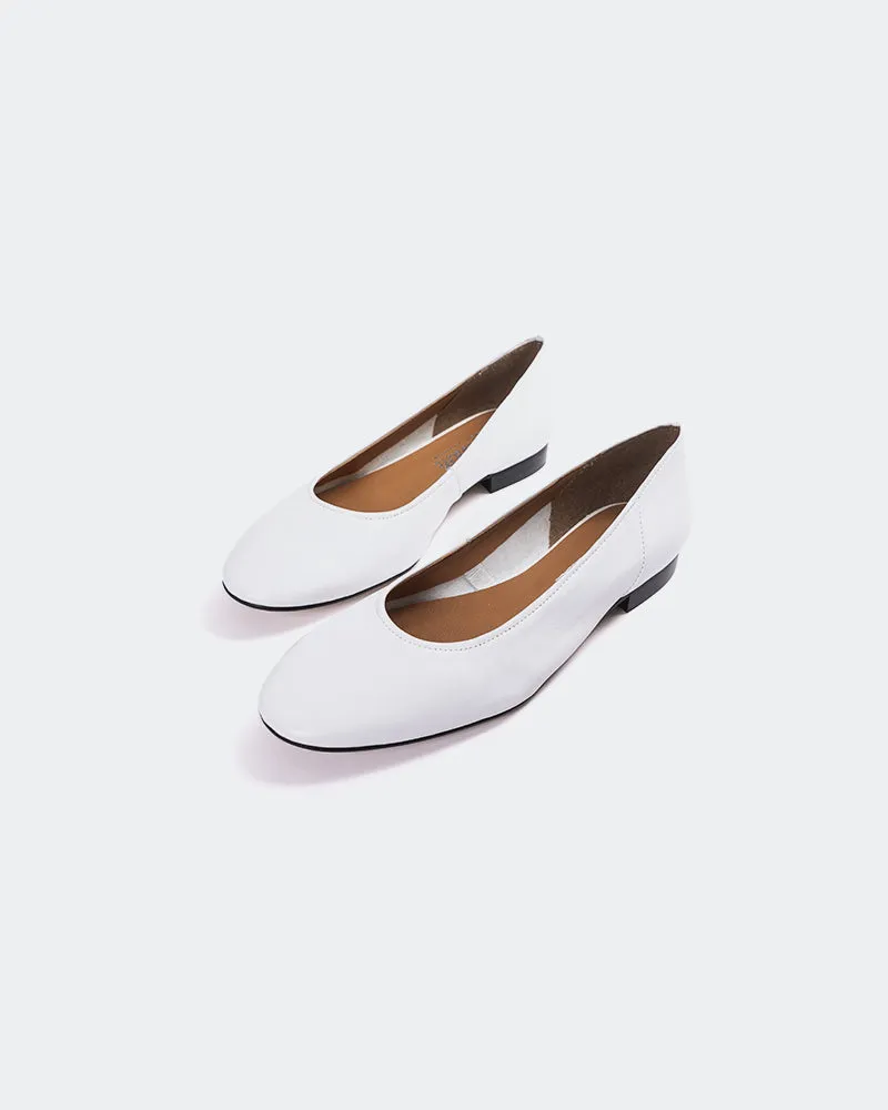 Taipo White Leather