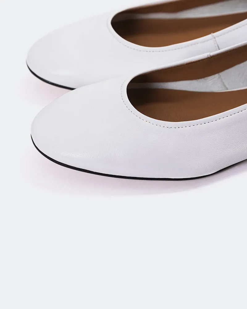 Taipo White Leather