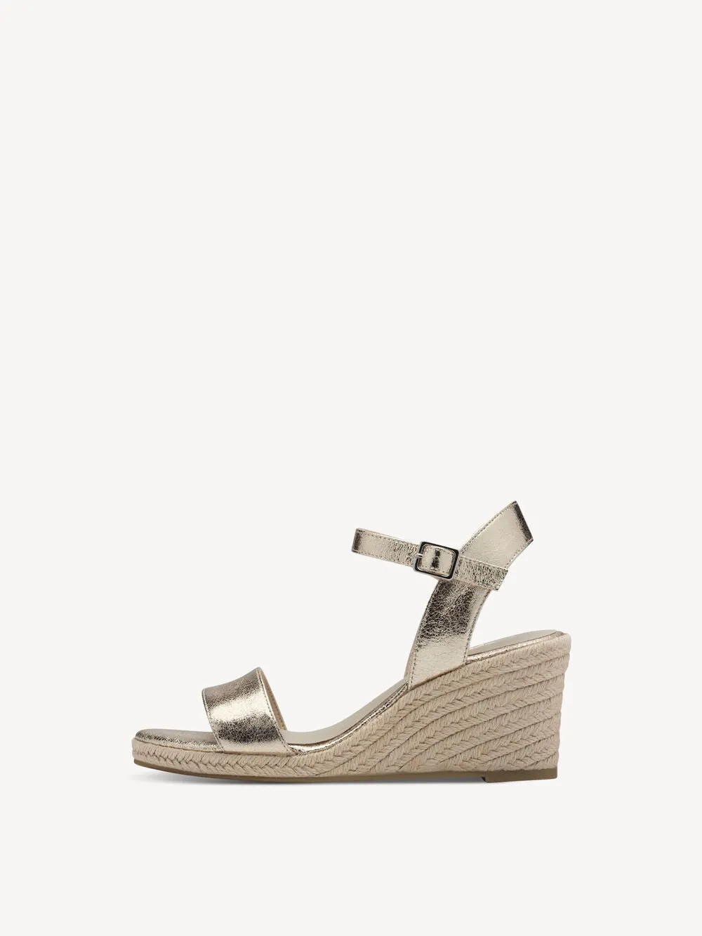 Tamaris Gold Wedge Sandal