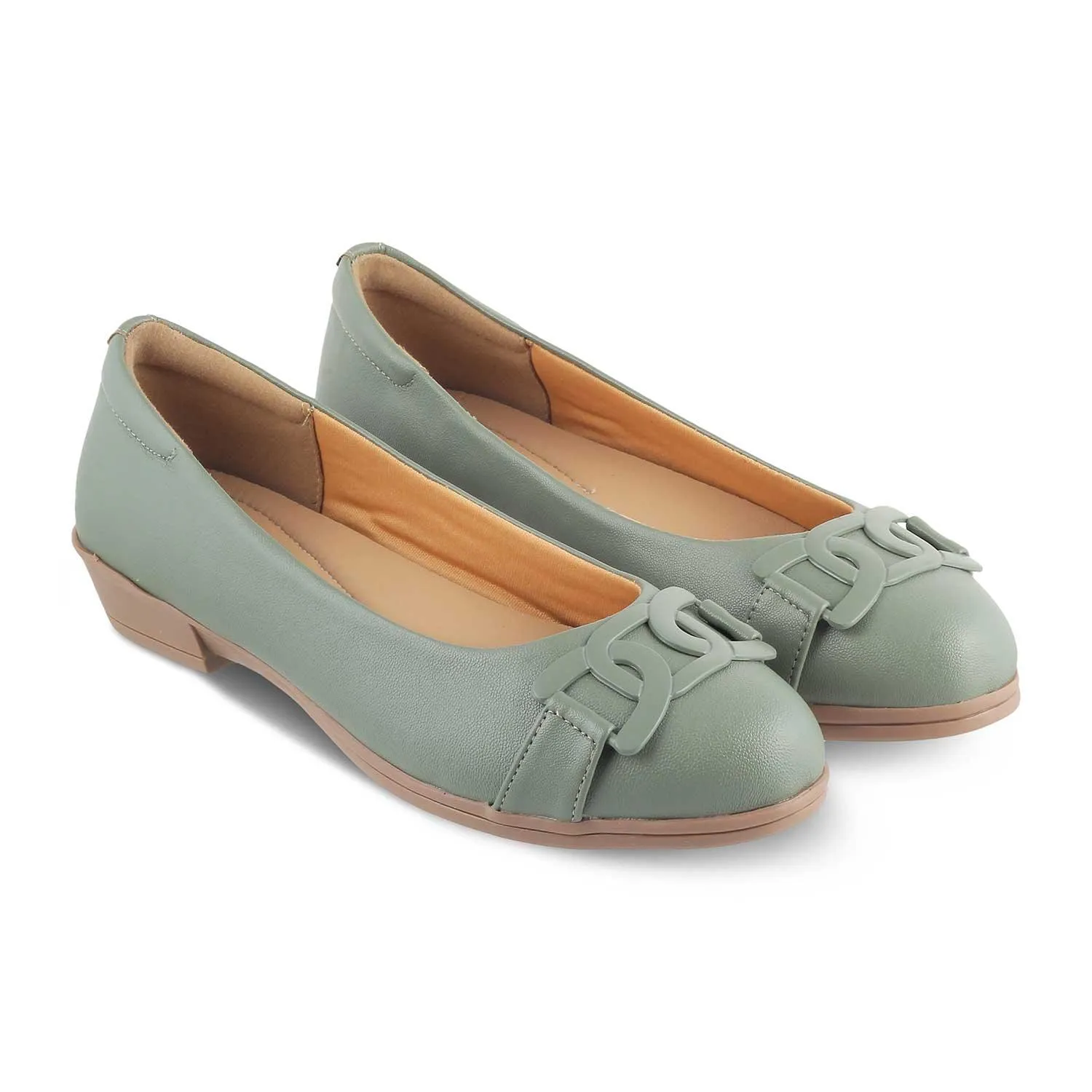 The Bolingo Green Women's Casual Ballerinas Tresmode