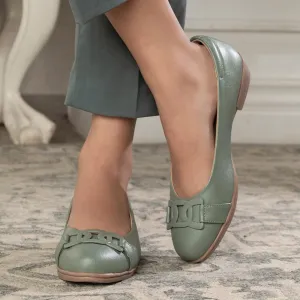 The Bolingo Green Women's Casual Ballerinas Tresmode