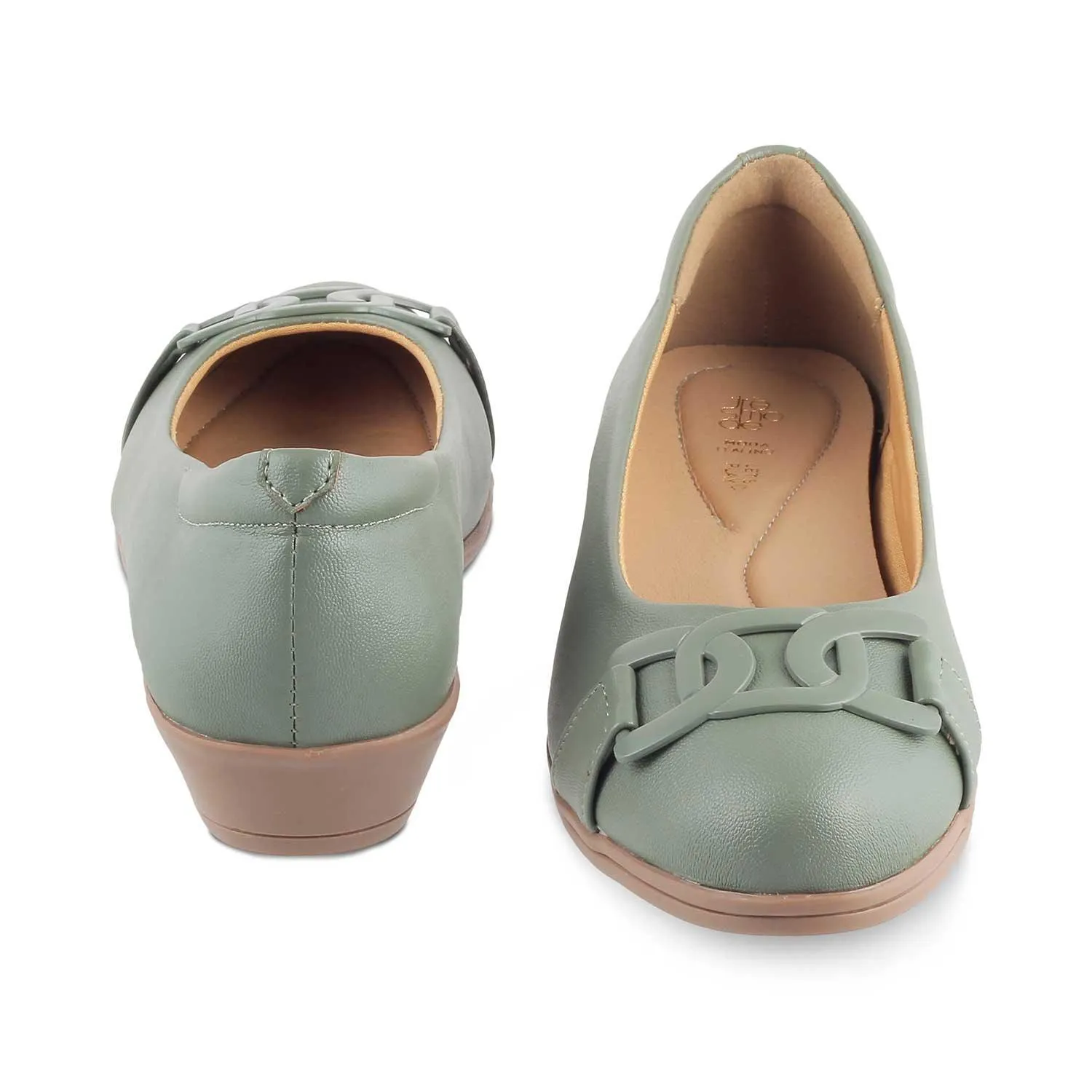 The Bolingo Green Women's Casual Ballerinas Tresmode