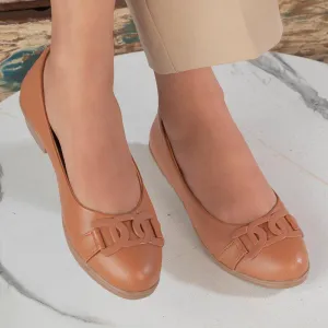 The Bolingo Tan Women's Casual Ballerinas Tresmode