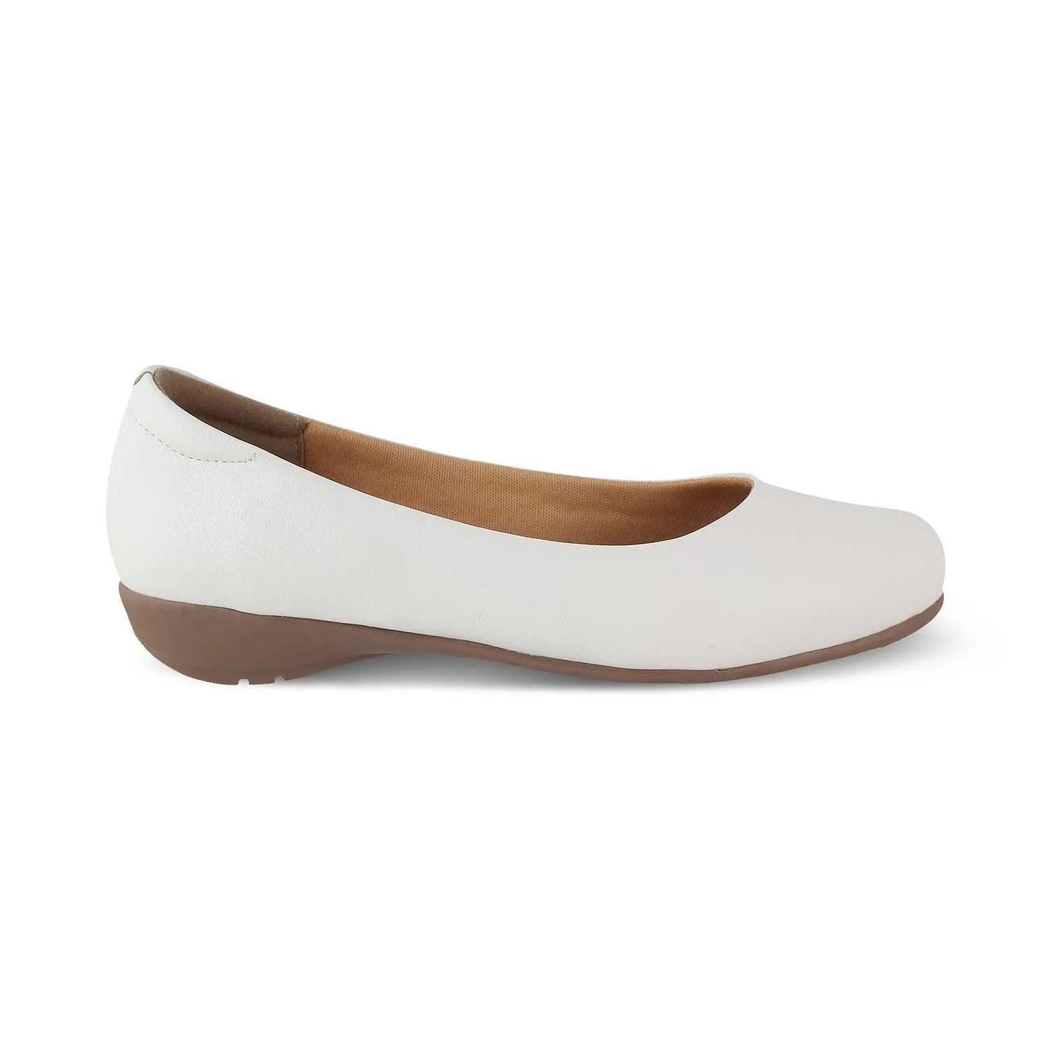 The Charlot White Women's Casual Ballerinas Tresmode