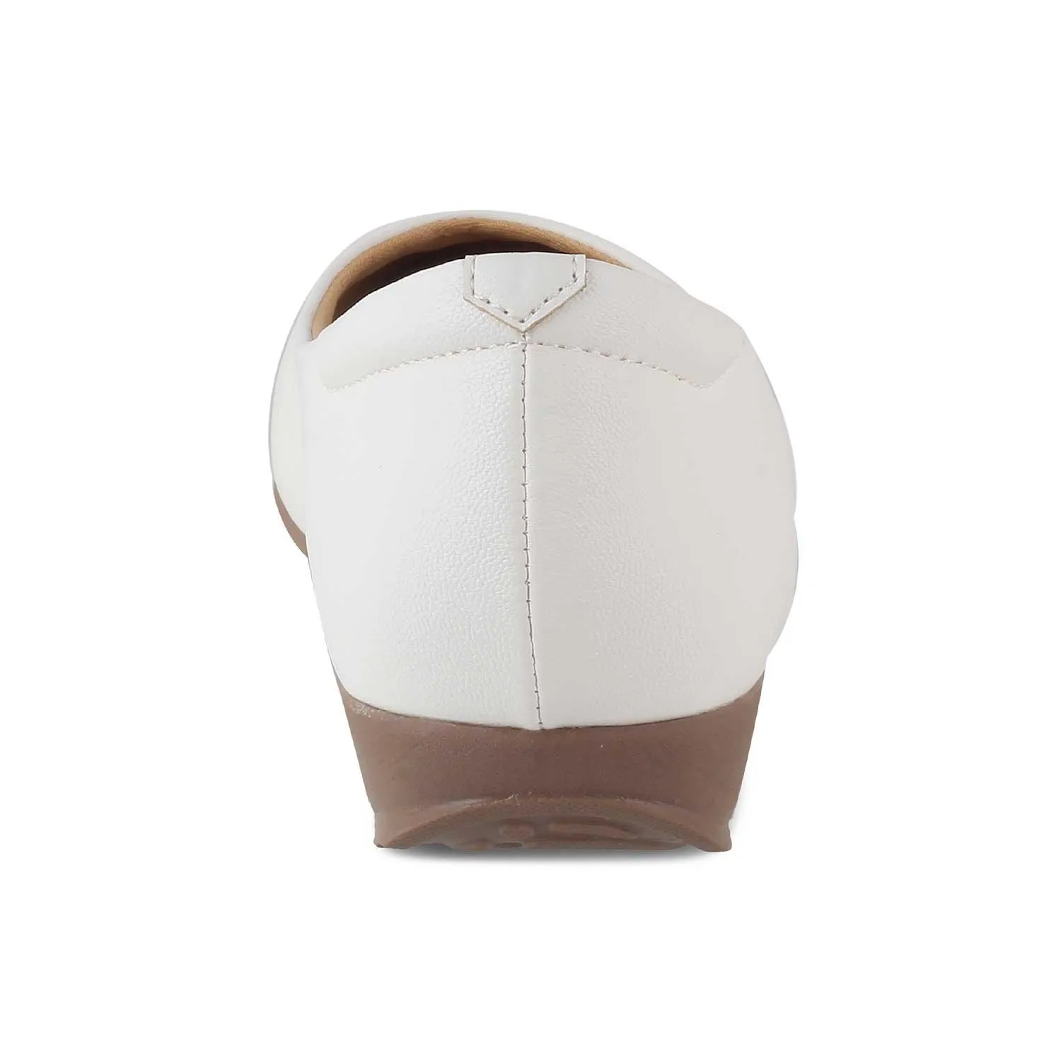 The Charlot White Women's Casual Ballerinas Tresmode