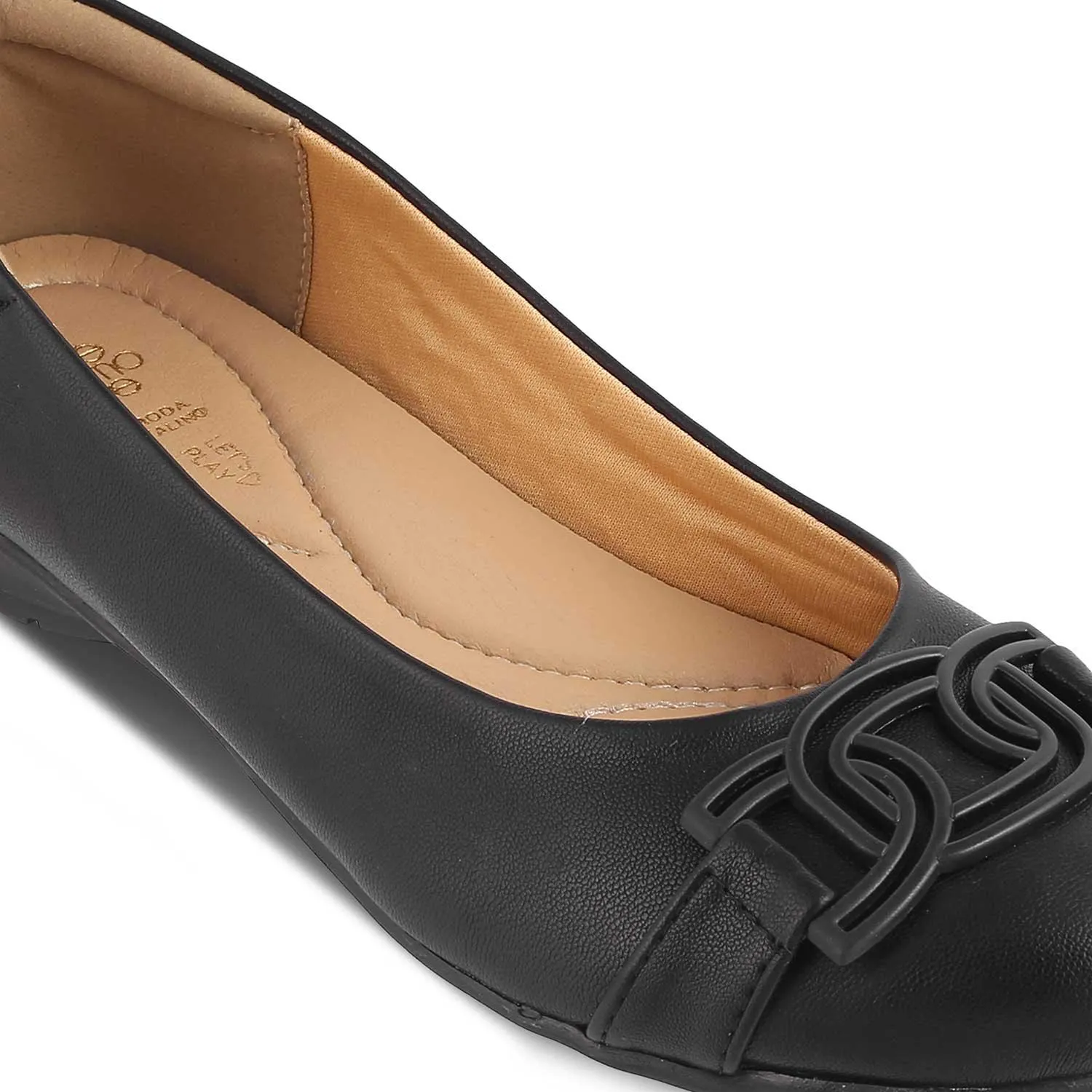 The Geo Black Women's Dress Ballerinas Tresmode