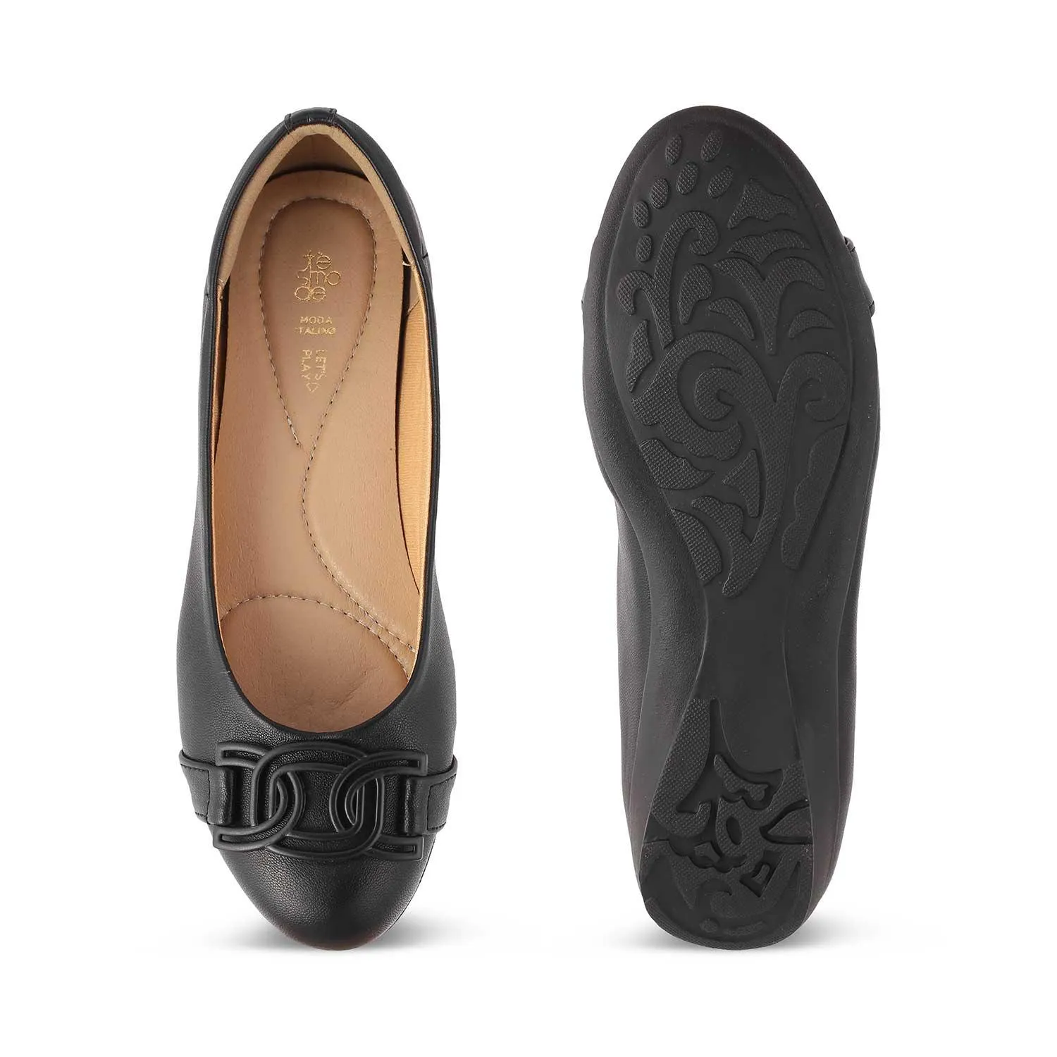 The Geom Black Women's Dress Ballerinas Tresmode