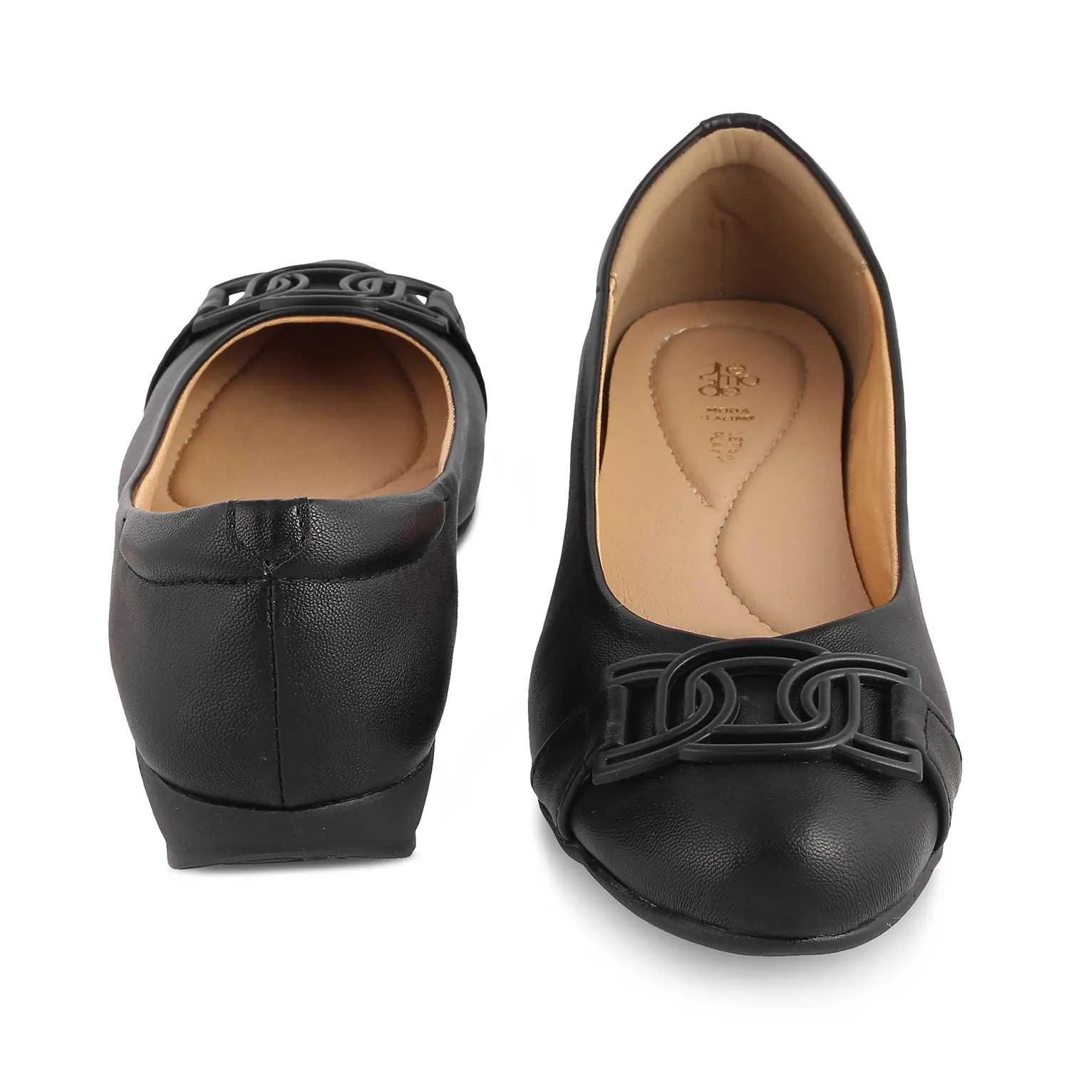 The Geom Black Women's Dress Ballerinas Tresmode
