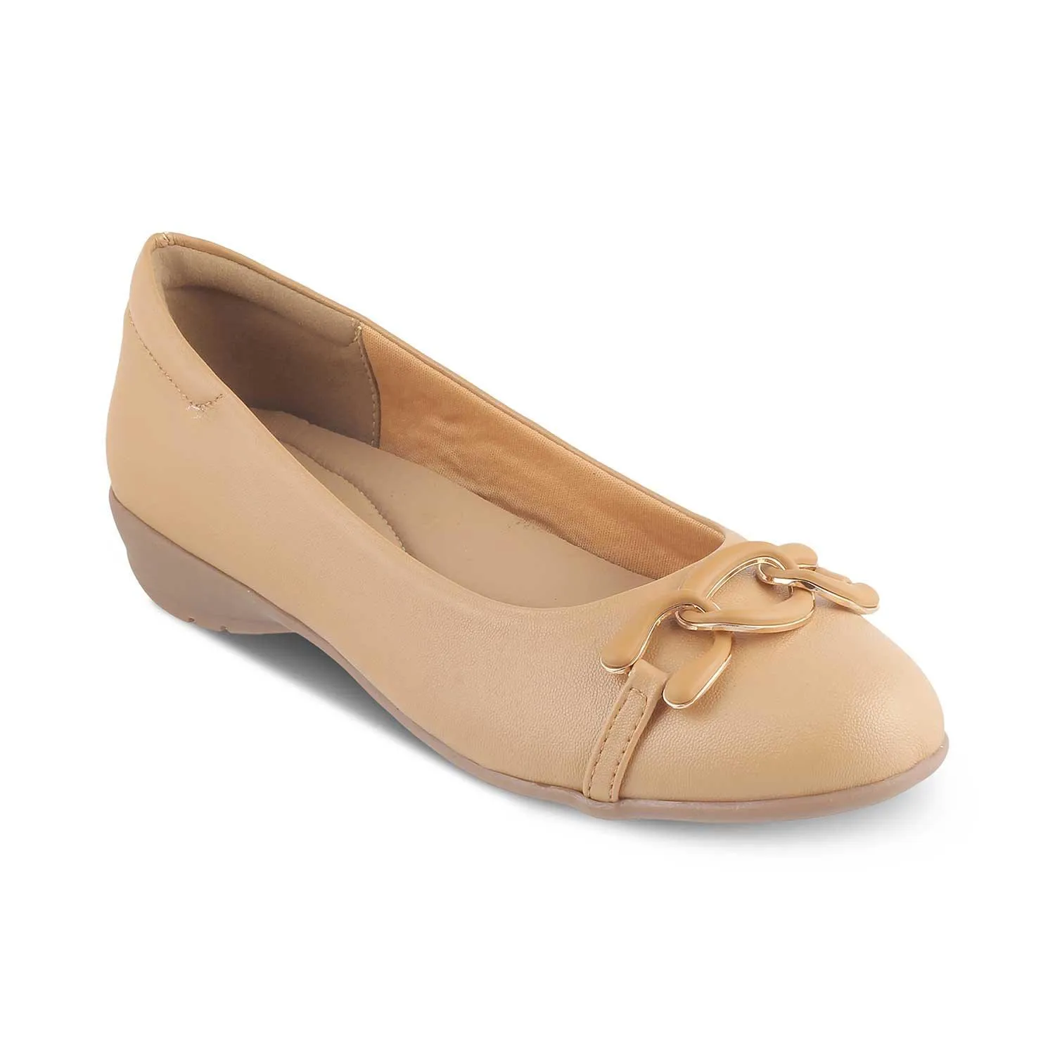 The Verona Beige Women's Dress Ballerinas Tresmode