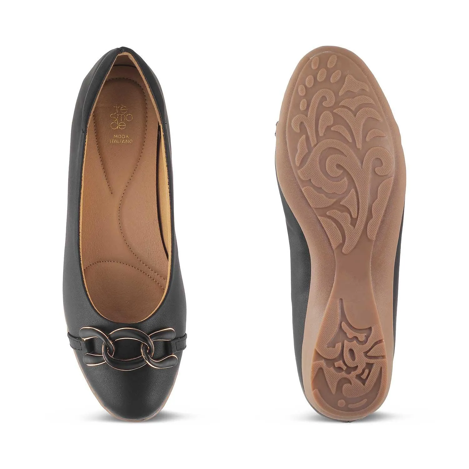 The Verona Black Women's Casual Ballerinas Tresmode