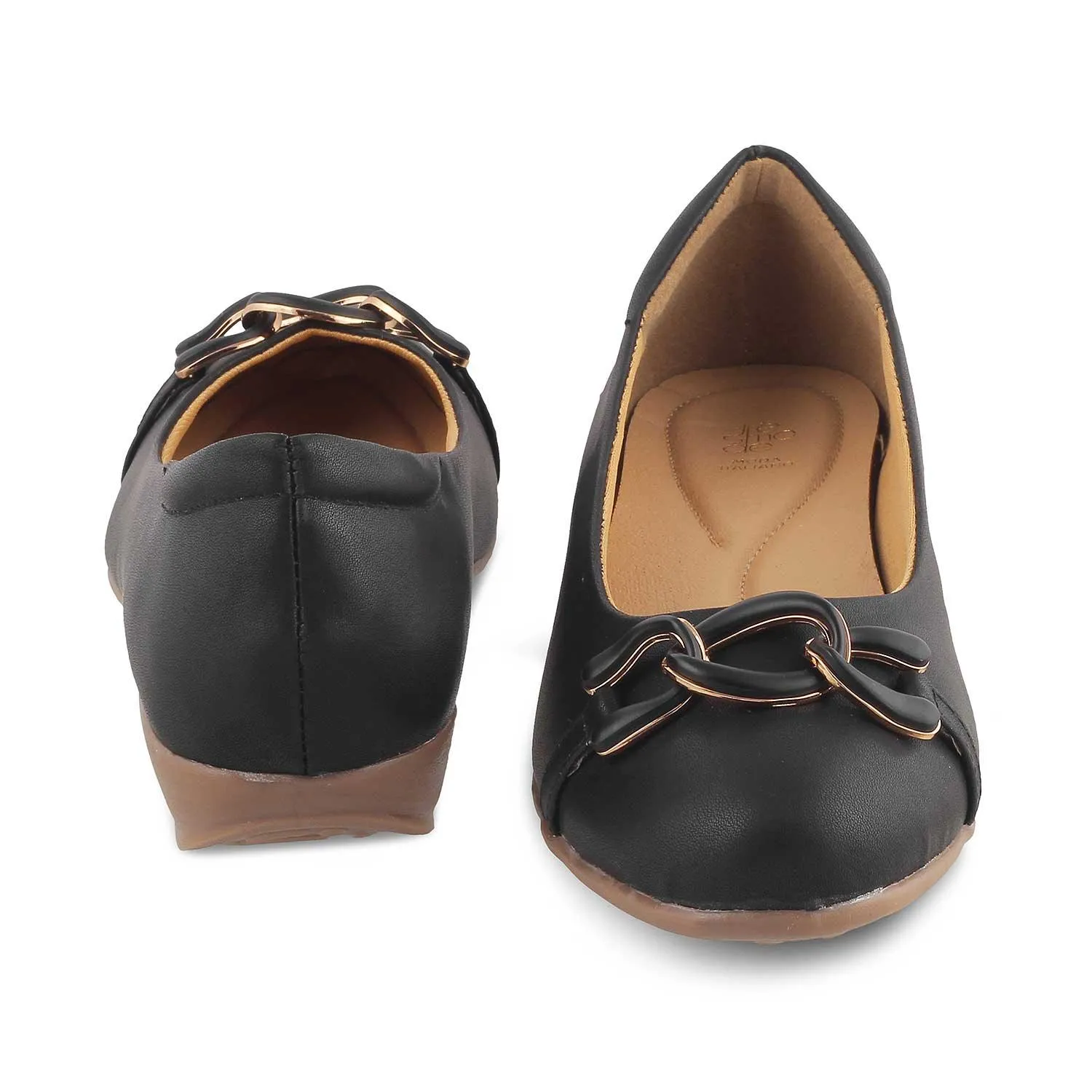 The Verona Black Women's Casual Ballerinas Tresmode
