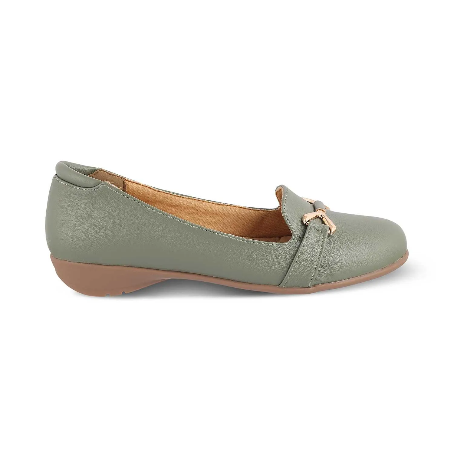 The Yorky-2 Green Women's Dress Ballerinas Tresmode