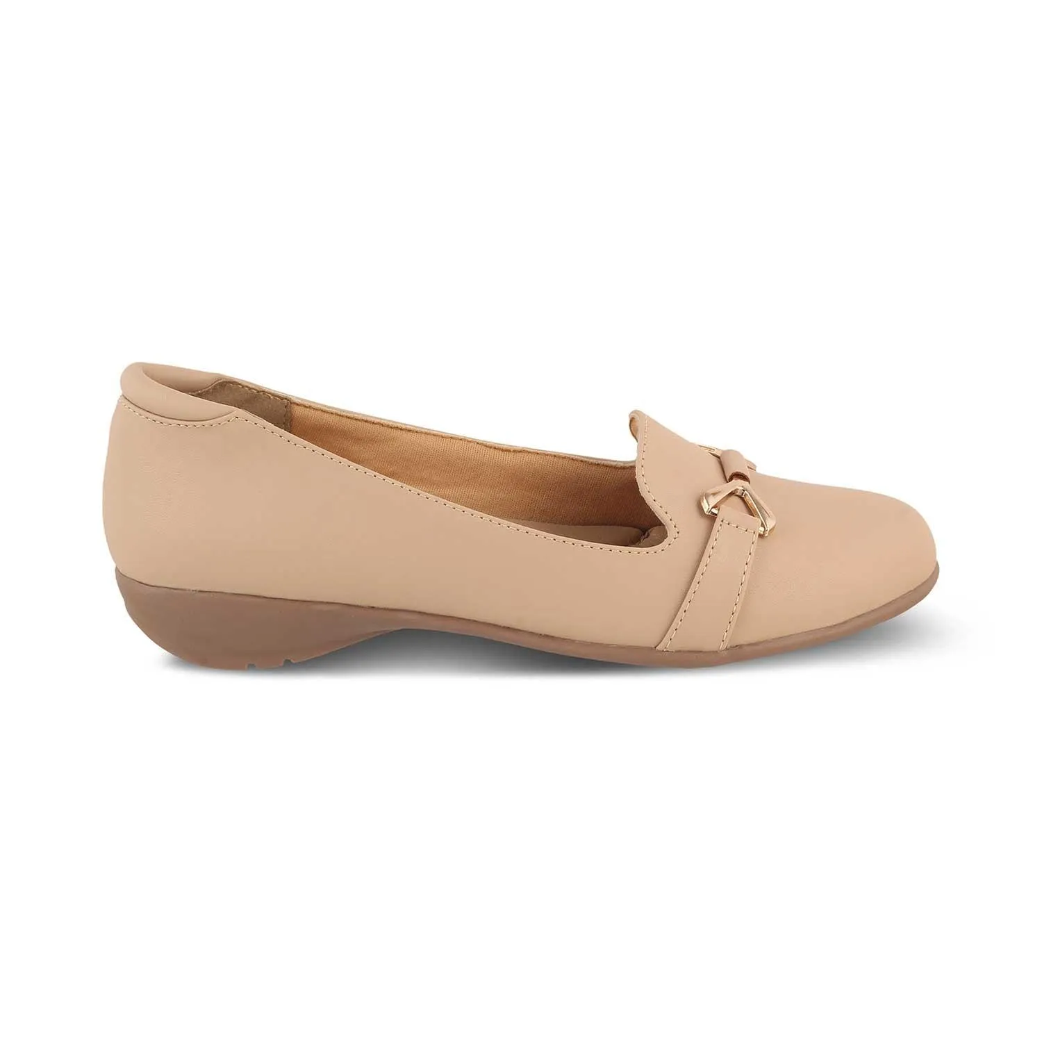 The Yorky Beige Women's Dress Ballerinas Tresmode