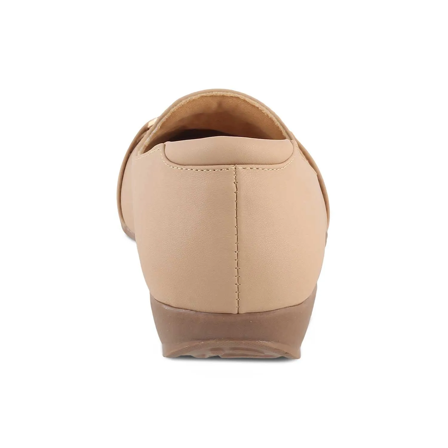The Yorky Beige Women's Dress Ballerinas Tresmode