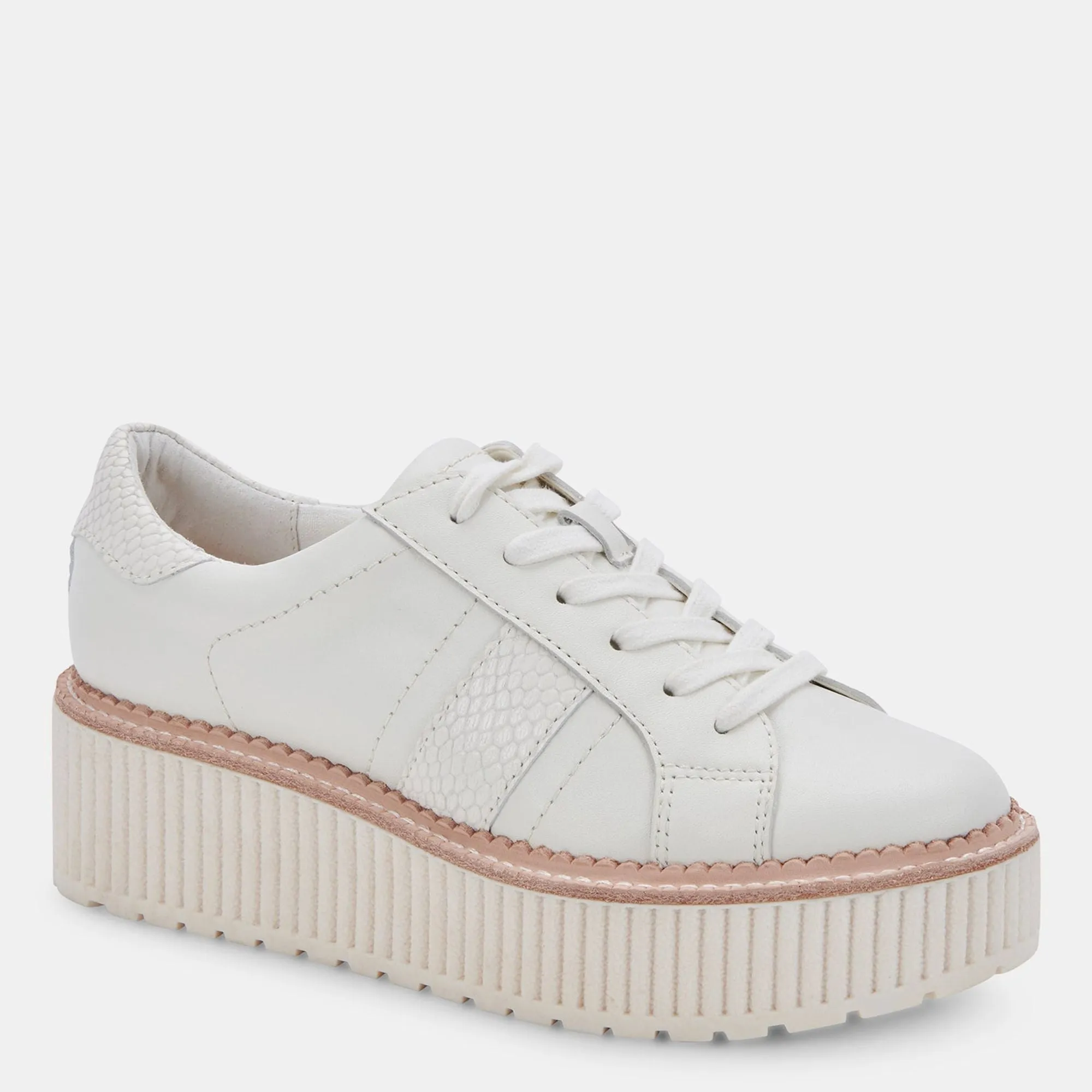 Tiger Sneakers White Leather