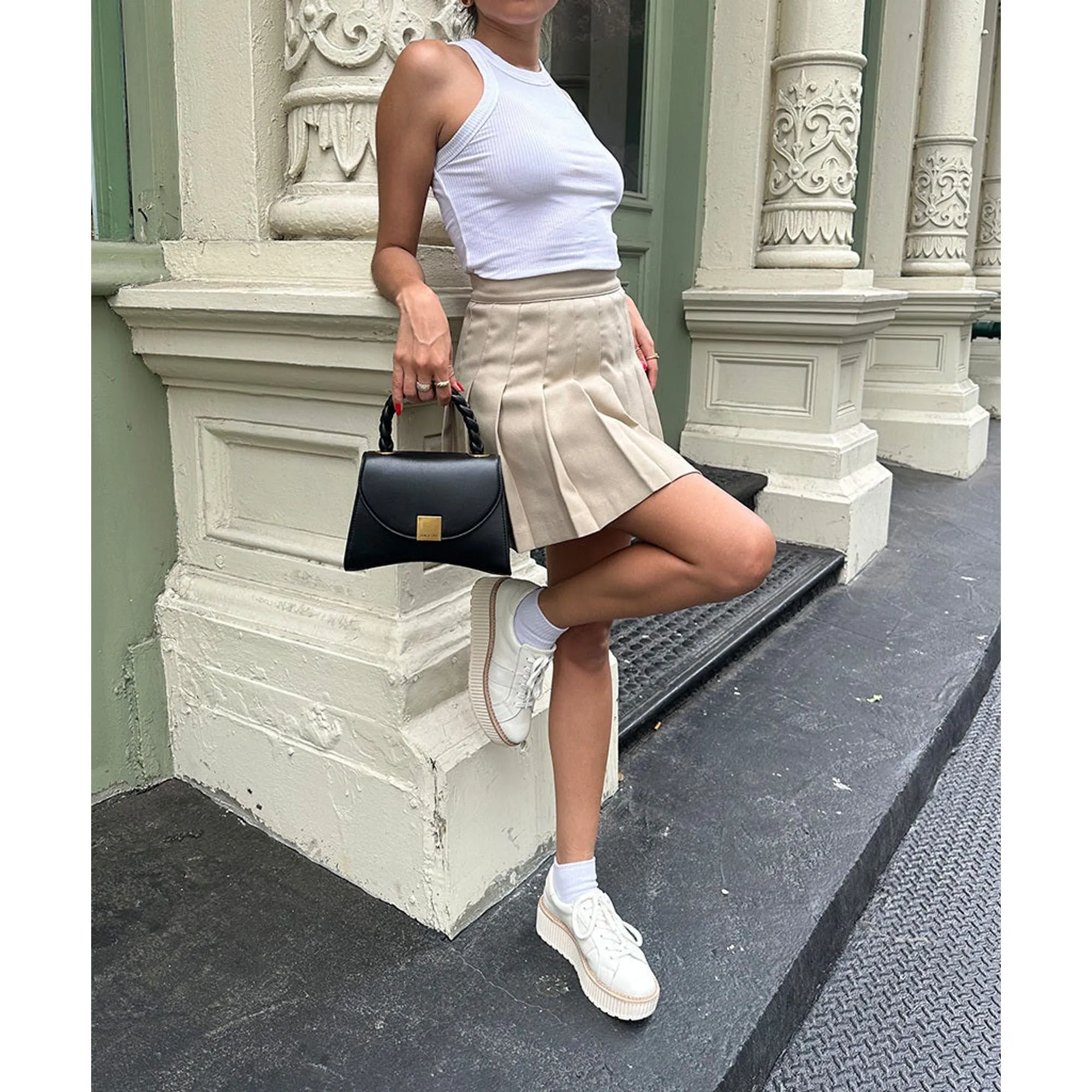 Tiger Sneakers White Leather