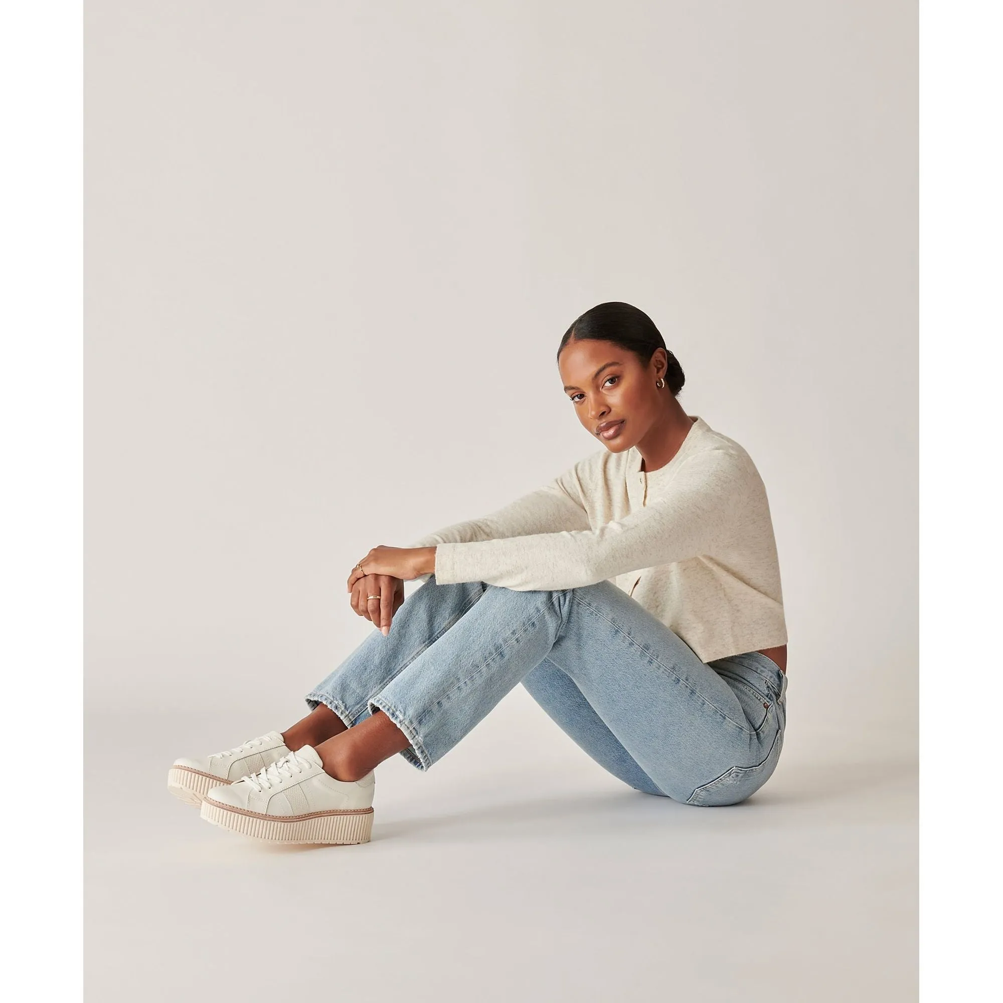 Tiger Sneakers White Leather