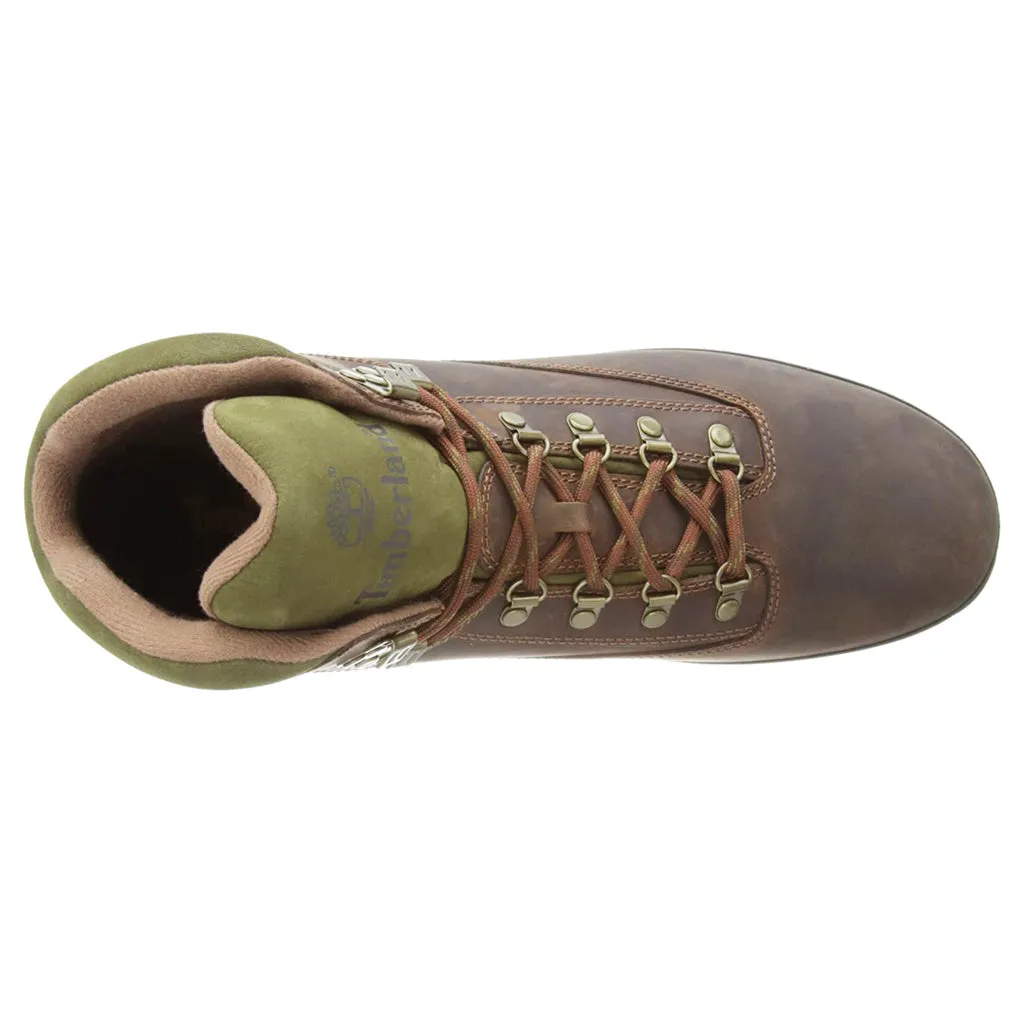Timberland Euro Mid Hiker Leather Men's Closed-Toe Boots