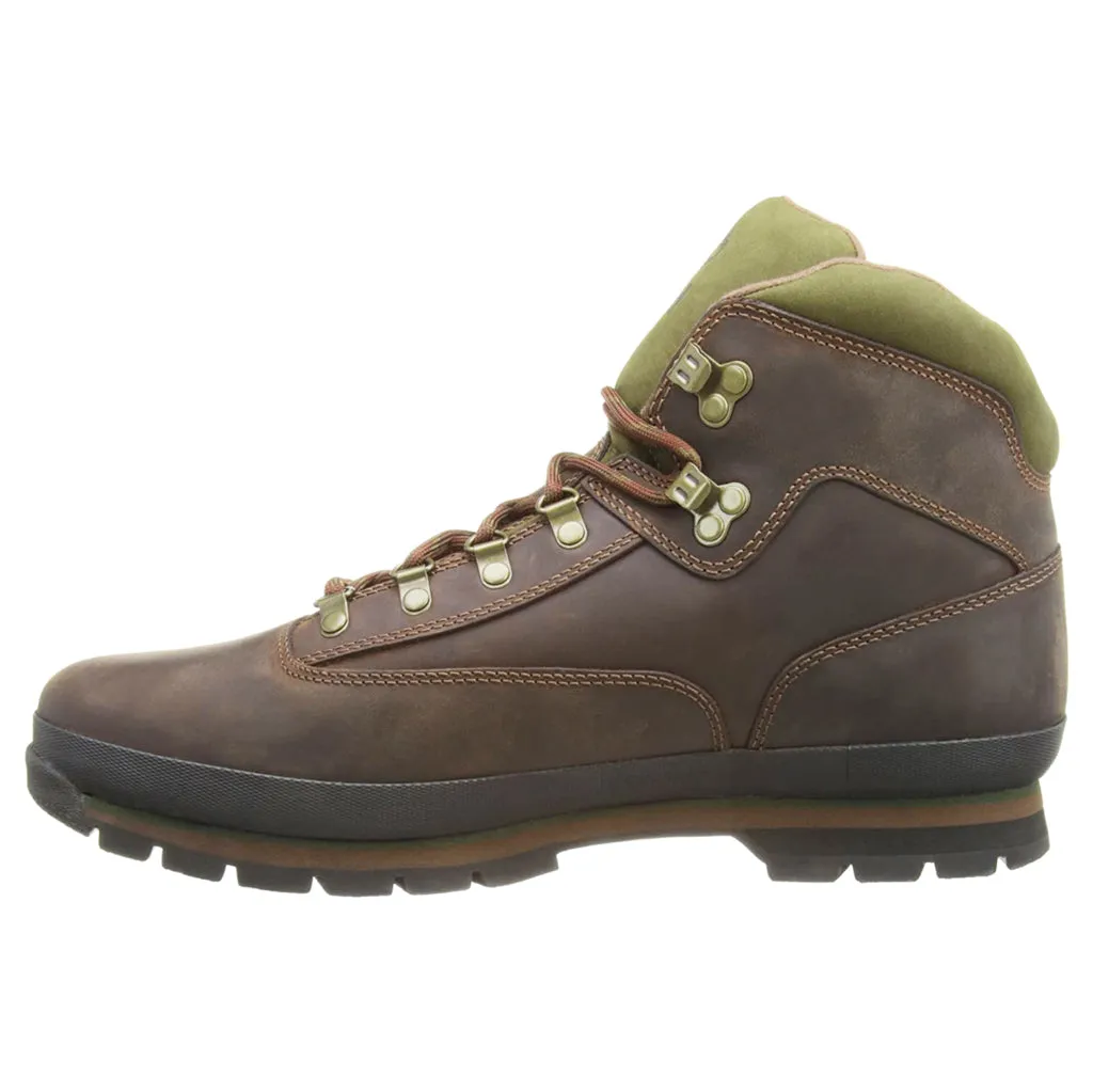 Timberland Euro Mid Hiker Leather Men's Closed-Toe Boots